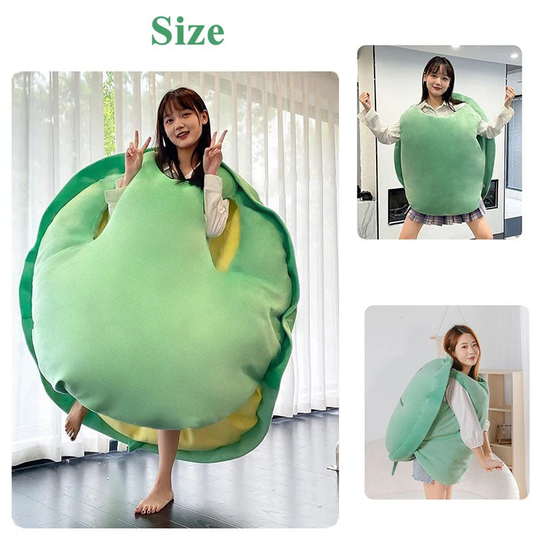 Wearable Turtle Shell Plush Pillow – Cozy Meets Cute