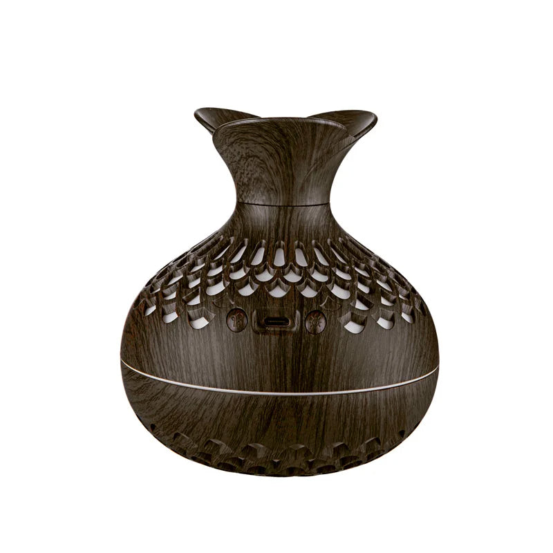 Breathe Easy – Stylish Wooden 300ml Air Humidifier
