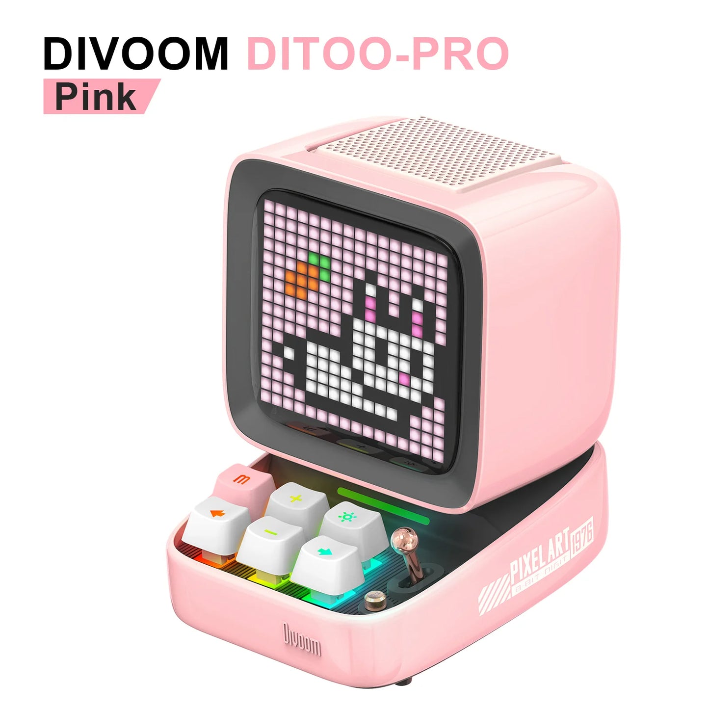 Bring Back the Vibes – Retro Pixel Art Speaker