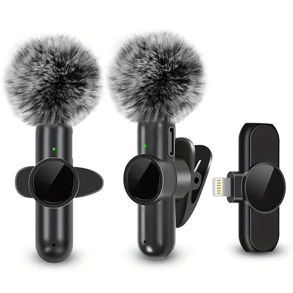 Clear, Crisp Sound – Wireless Lavalier Microphone