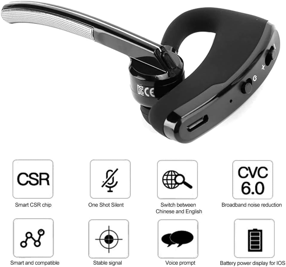 Bluetooth Earpiece Wireless Headset