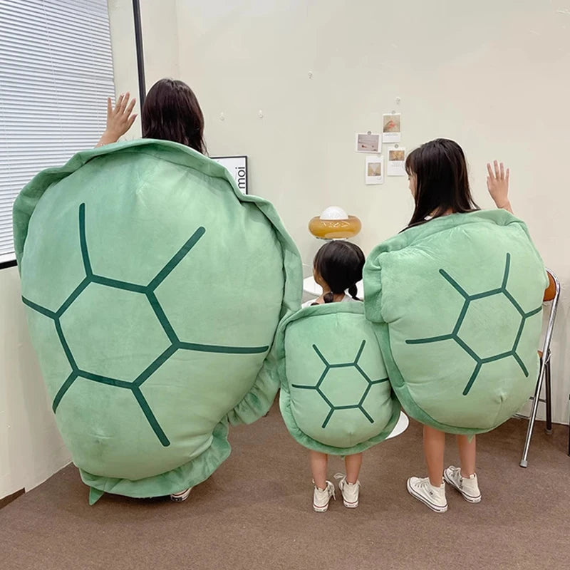 Wearable Turtle Shell Plush Pillow – Cozy Meets Cute