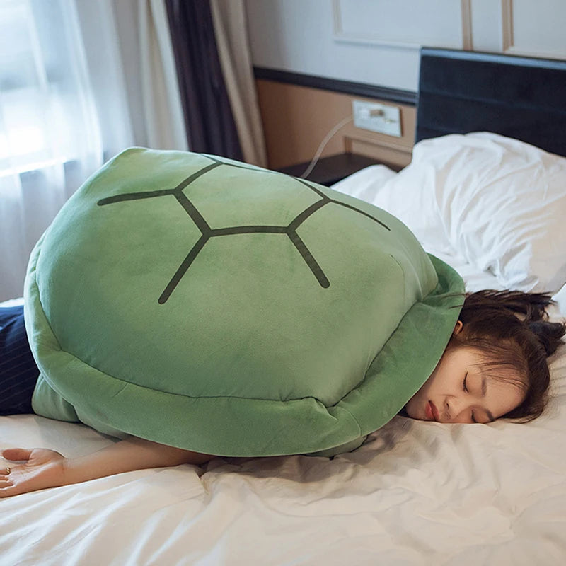 Wearable Turtle Shell Plush Pillow – Cozy Meets Cute