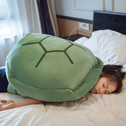 Wearable Turtle Shell Plush Pillow – Cozy Meets Cute