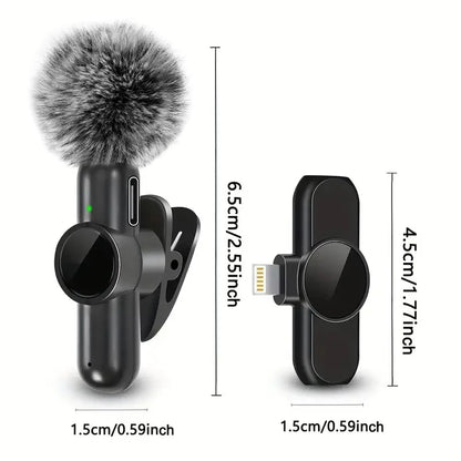 Clear, Crisp Sound – Wireless Lavalier Microphone