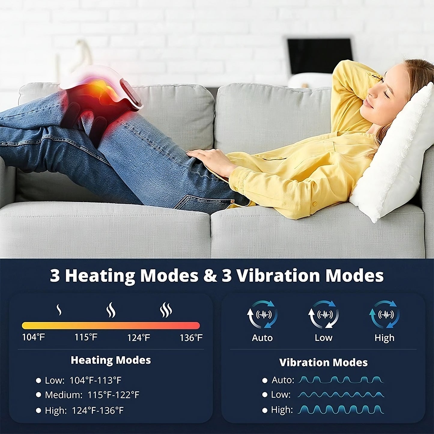 Relieve Knee Pain Fast – Electric Therapy at Home