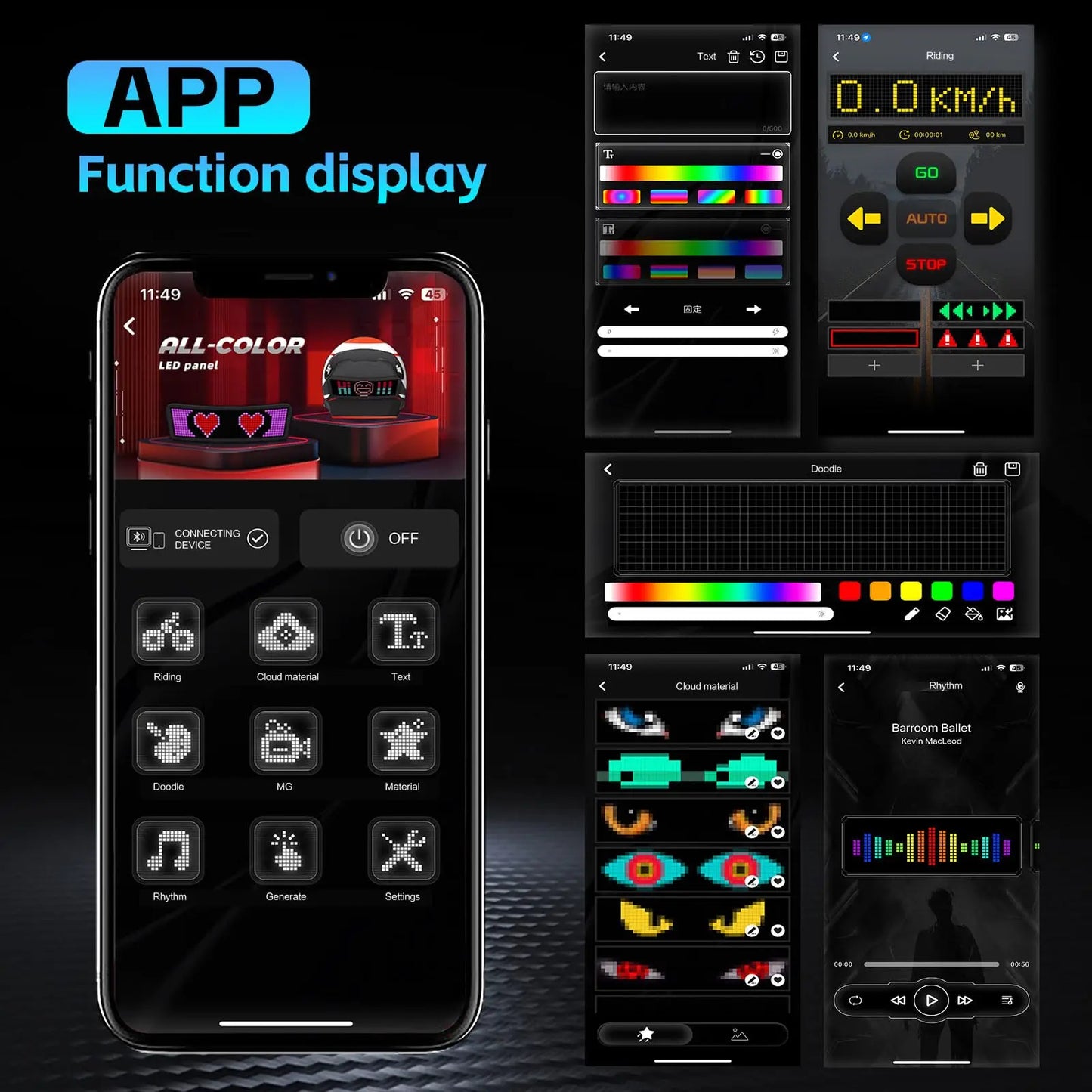 LED Helmet Display – Ride with Expression