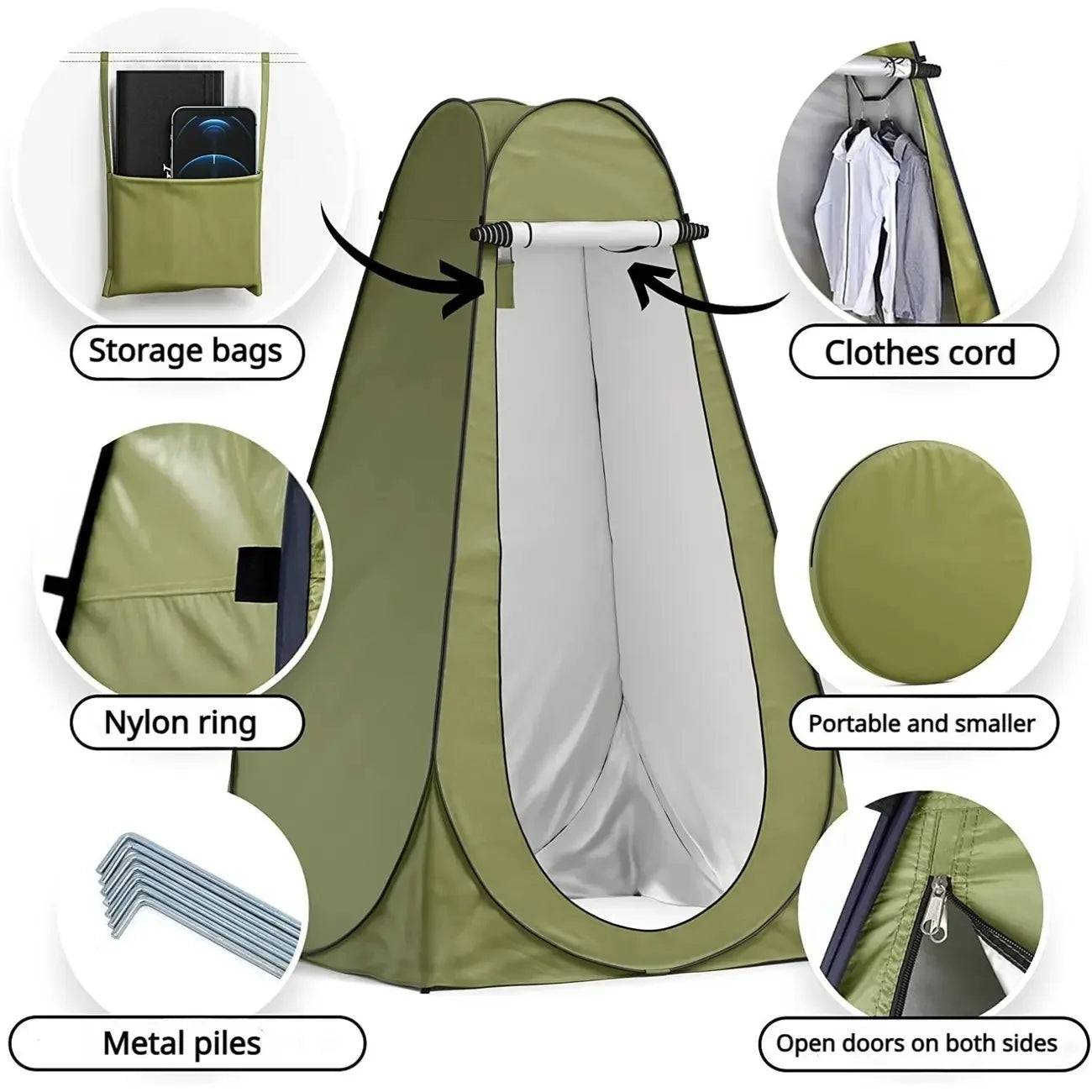 Pop-Up Privacy Tent – Instant Comfort, Anywhere