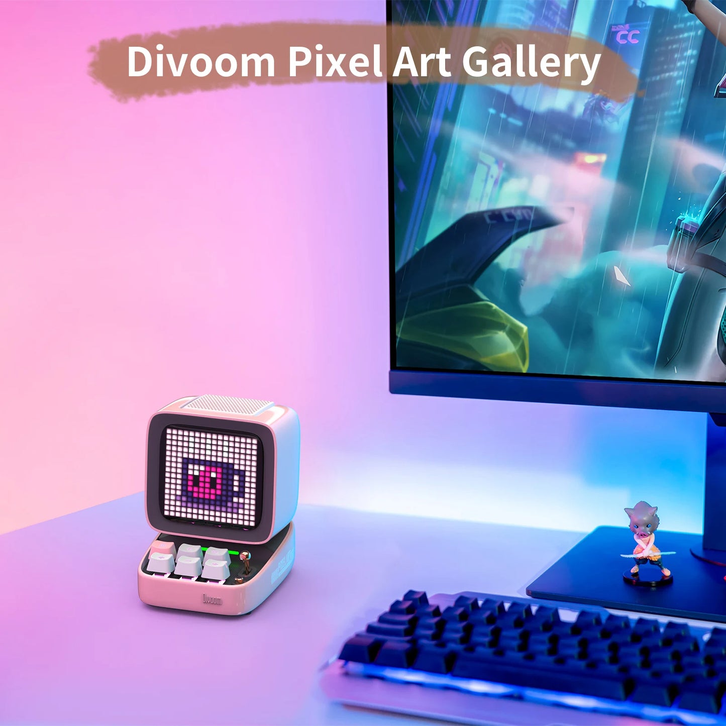 Bring Back the Vibes – Retro Pixel Art Speaker