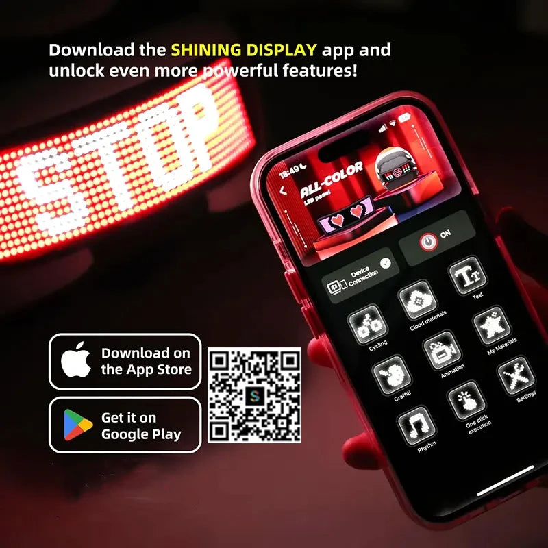 LED Helmet Display – Ride with Expression