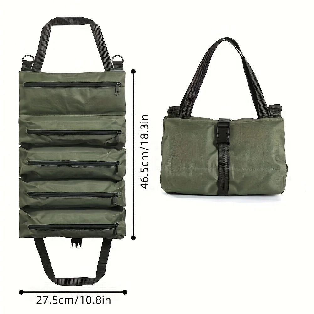 Organize & Carry Your Tools Anywhere – Heavy-Duty Roll-Up Bag