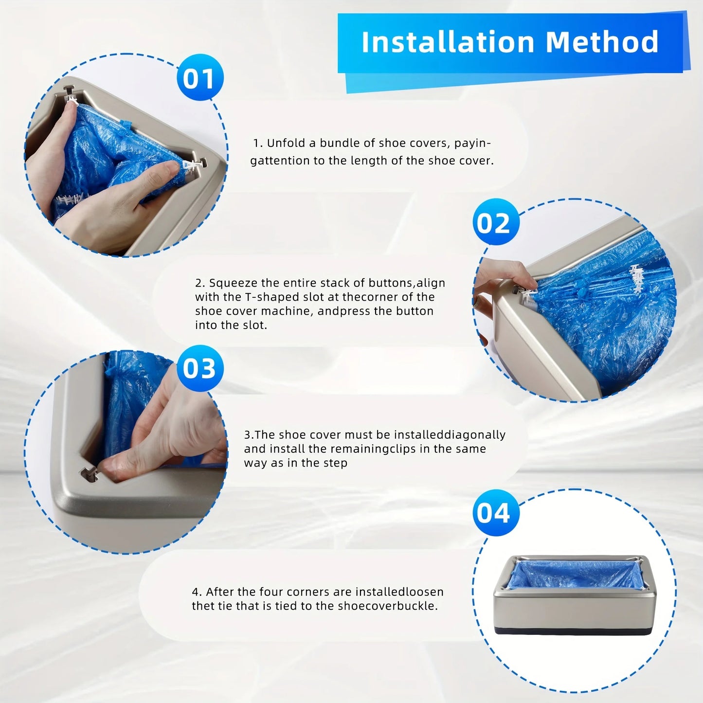 Automatic Shoe Cover Dispenser – Smart Clean Living