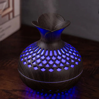 Breathe Easy – Stylish Wooden 300ml Air Humidifier