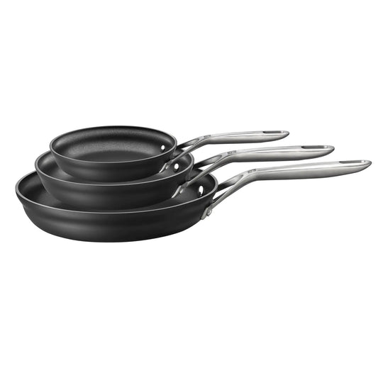 3-pc Aluminum Nonstick Fry Pan Set