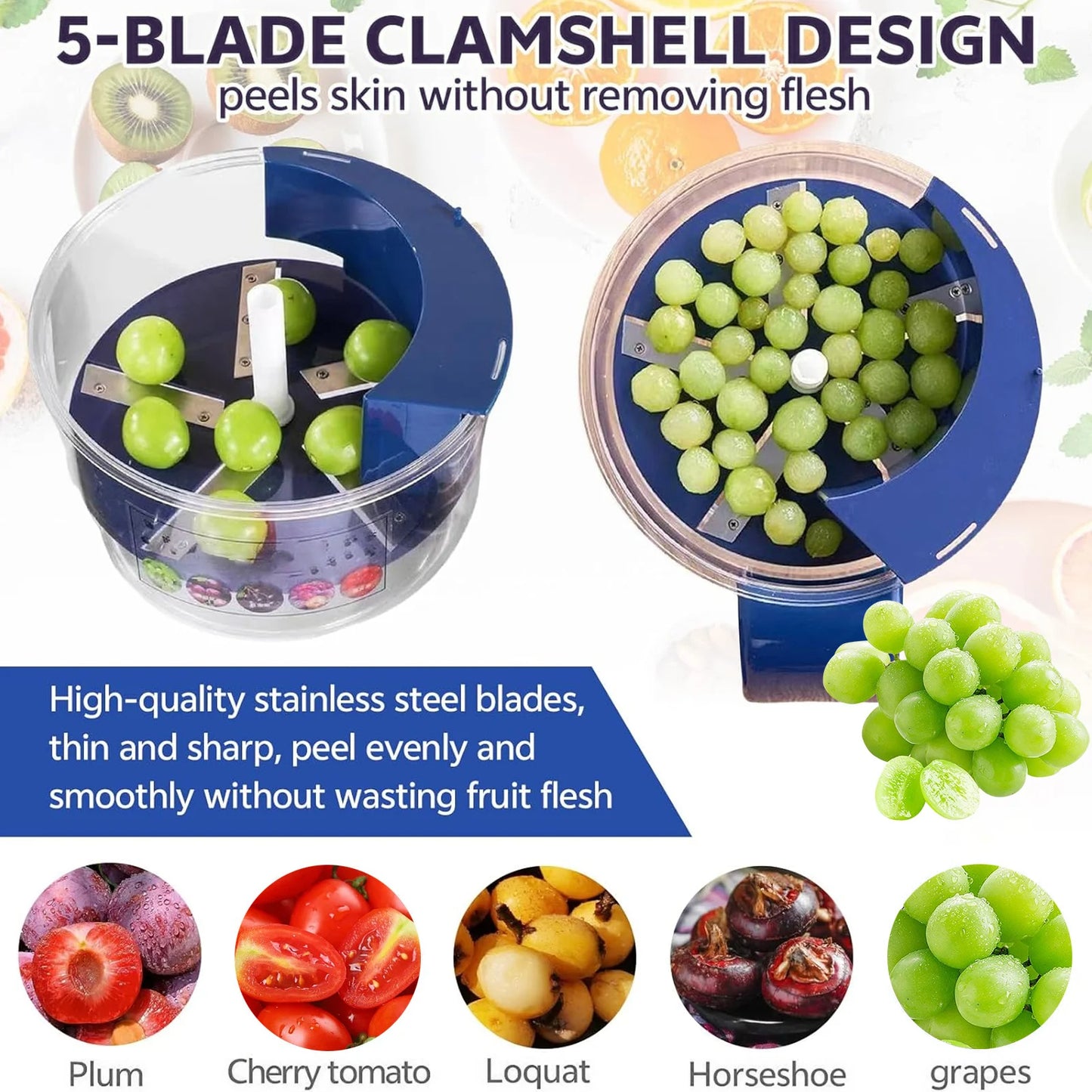Peel Fruits in Seconds – Effortless & Automatic