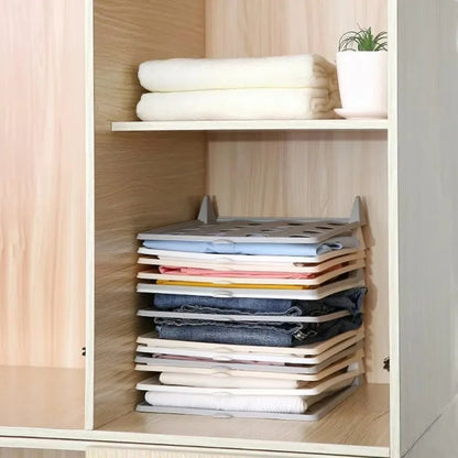 Stackable Clothes Organizer Board – Fold Smarter