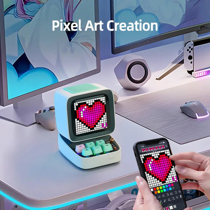 Bring Back the Vibes – Retro Pixel Art Speaker