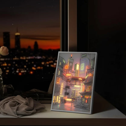 Anime Meets Art – Breathtaking LED City Night Views