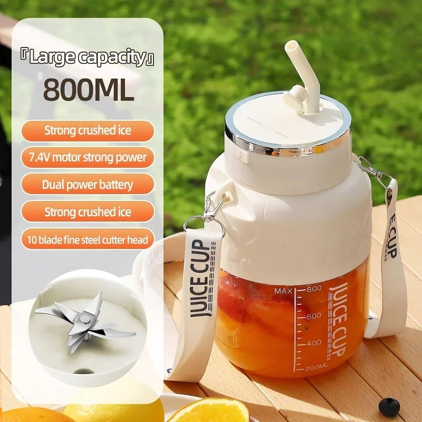 Portable Fruit Juicer Cup