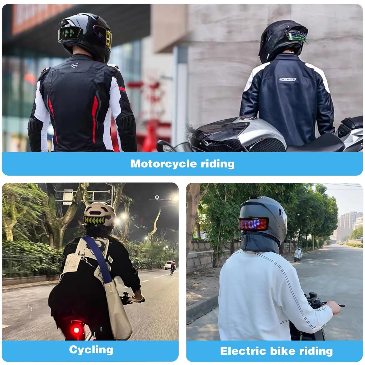 LED Helmet Display – Ride with Expression