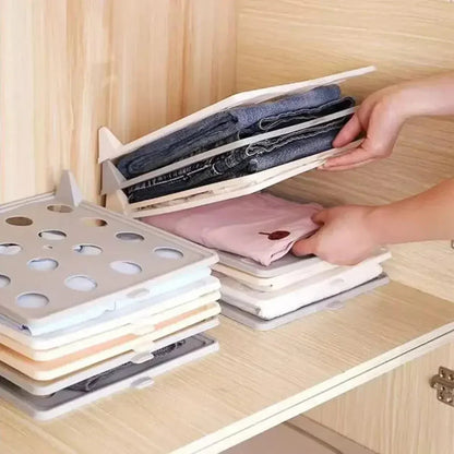 Stackable Clothes Organizer Board – Fold Smarter
