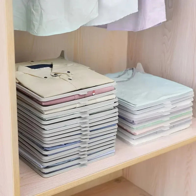 Stackable Clothes Organizer Board – Fold Smarter