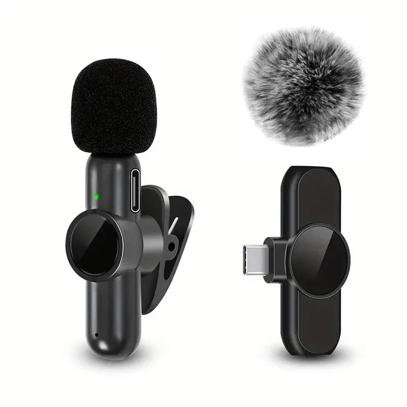 Clear, Crisp Sound – Wireless Lavalier Microphone