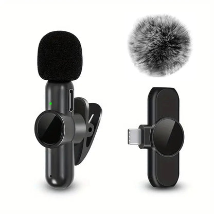Clear, Crisp Sound – Wireless Lavalier Microphone