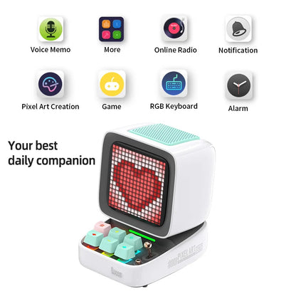 Bring Back the Vibes – Retro Pixel Art Speaker