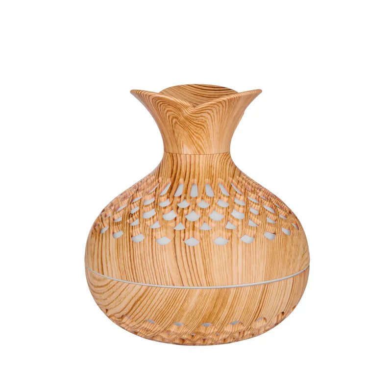 Breathe Easy – Stylish Wooden 300ml Air Humidifier