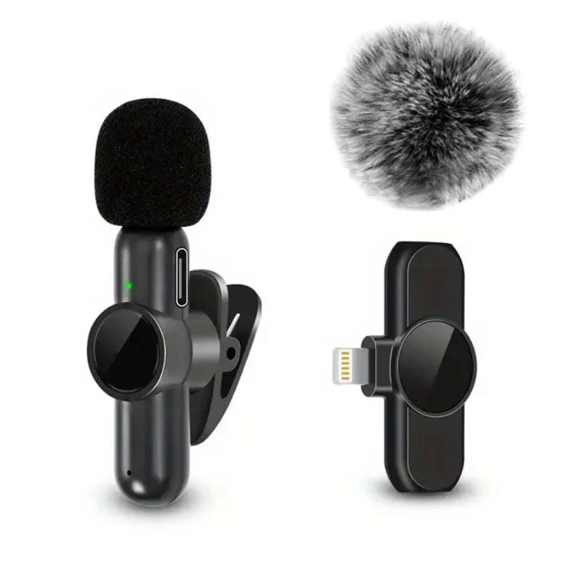 Clear, Crisp Sound – Wireless Lavalier Microphone