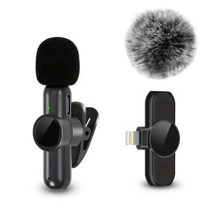 Clear, Crisp Sound – Wireless Lavalier Microphone