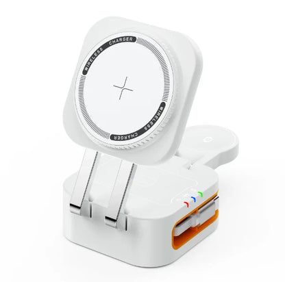 Magnetic 3-in-1 Wireless Charger – Smart Power, Simplified