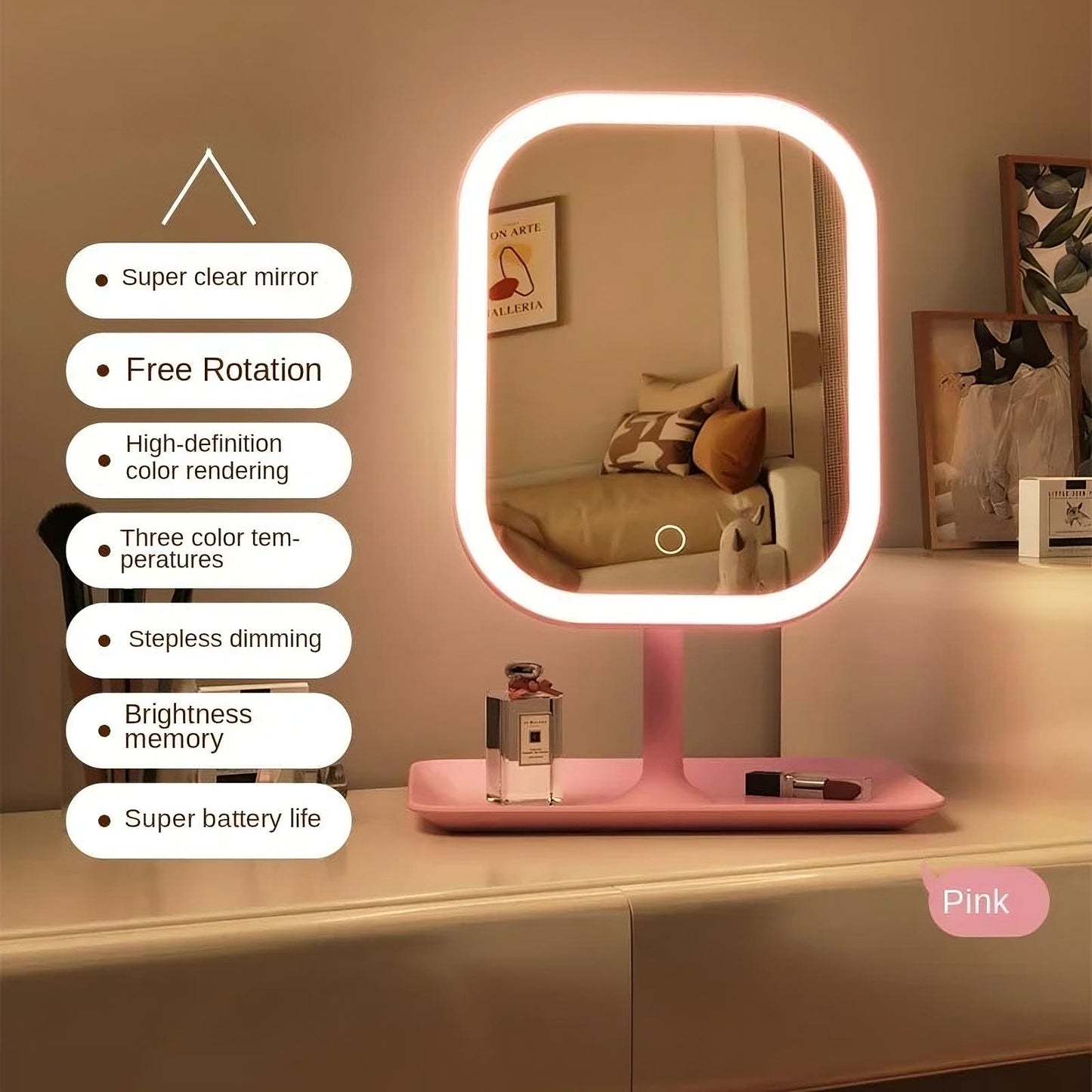 Perfect Lighting for Flawless Makeup – LED Mirror