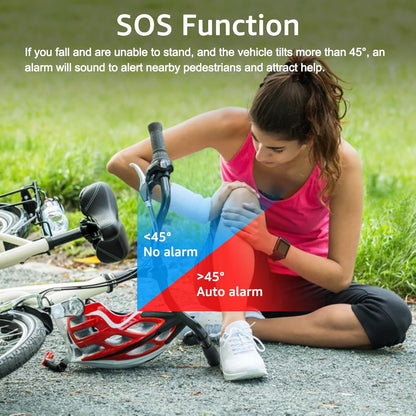 Bicycle Alarms, Bike Alarm, Mobility Scooter Alarms, anti Theft Vibration Alarm for E-Bike Motorcycle Bicycle Tricycle Car E-Scooter Vehicles Door Window, 113Db Super Loud IP65 Waterproof