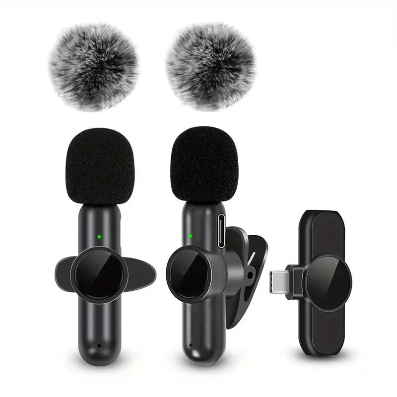Clear, Crisp Sound – Wireless Lavalier Microphone