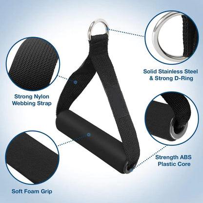 Foam Grip Multi-Functional Strength Handle with Rope