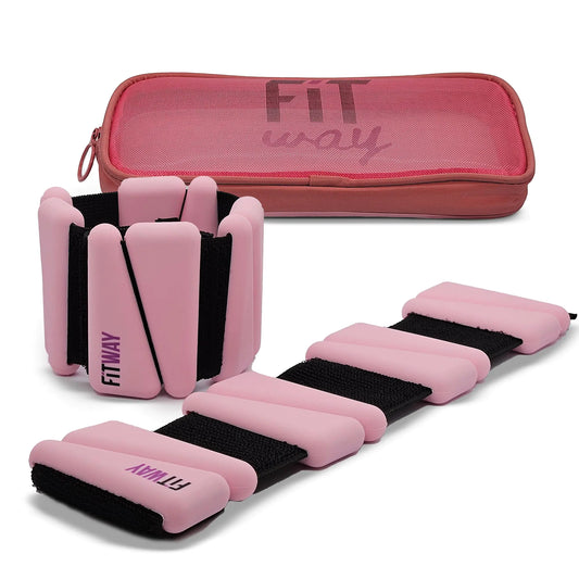 1 pair 2 lbs Adjustable Silicone ankle weights