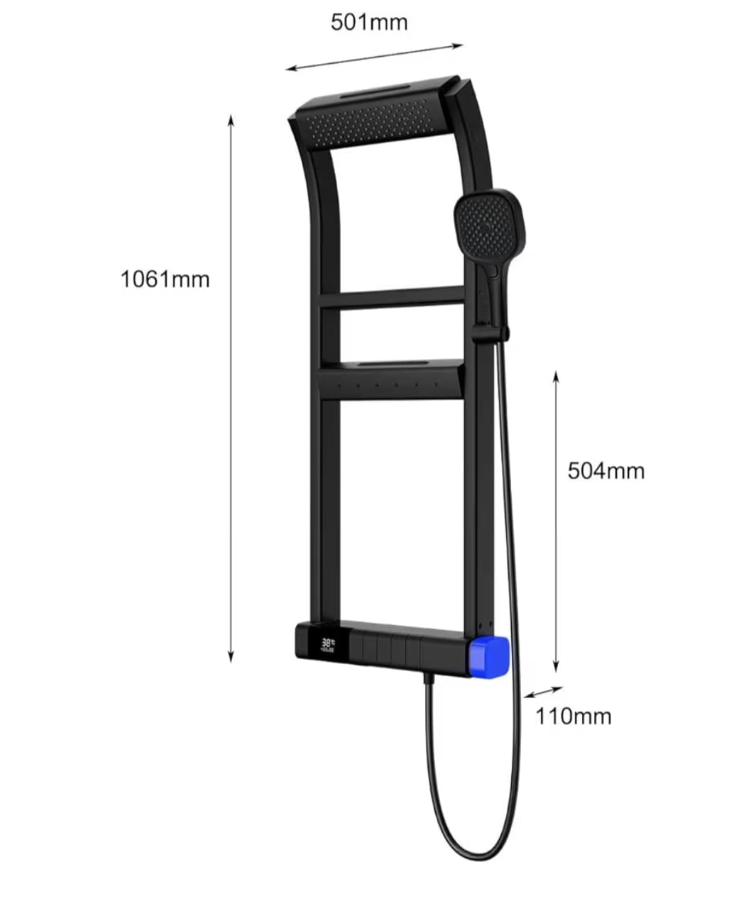 Experience Luxury: 2025 BEITH Thermostatic Shower with 6 Dynamic Features & LED Digital Interface