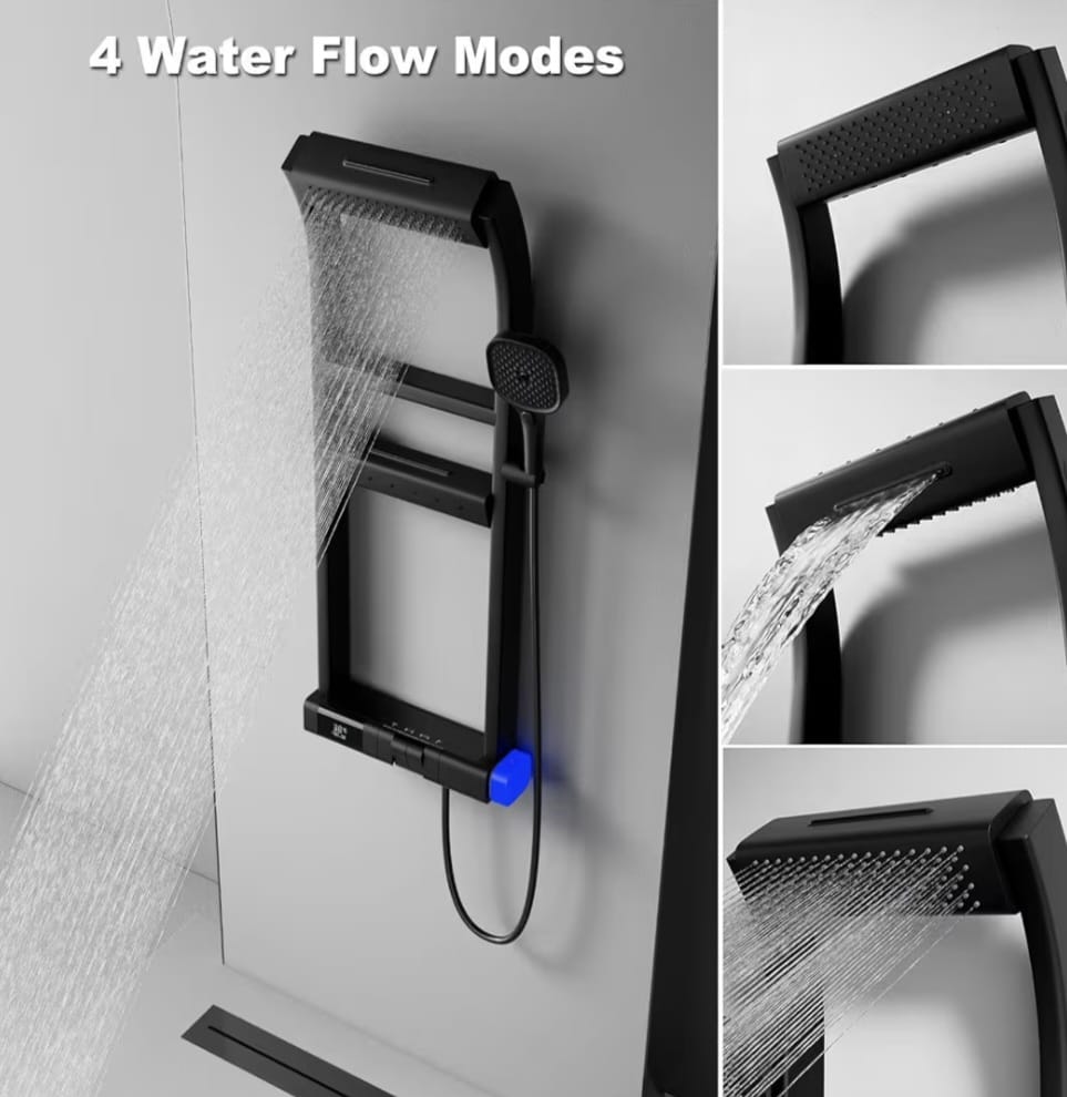 Experience Luxury: 2025 BEITH Thermostatic Shower with 6 Dynamic Features & LED Digital Interface