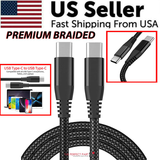 Braided USB C Type-C Fast Charging